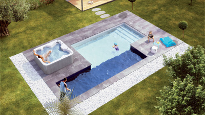 Modèle de Piscine Trenta du fabricant Aquilus Piscines